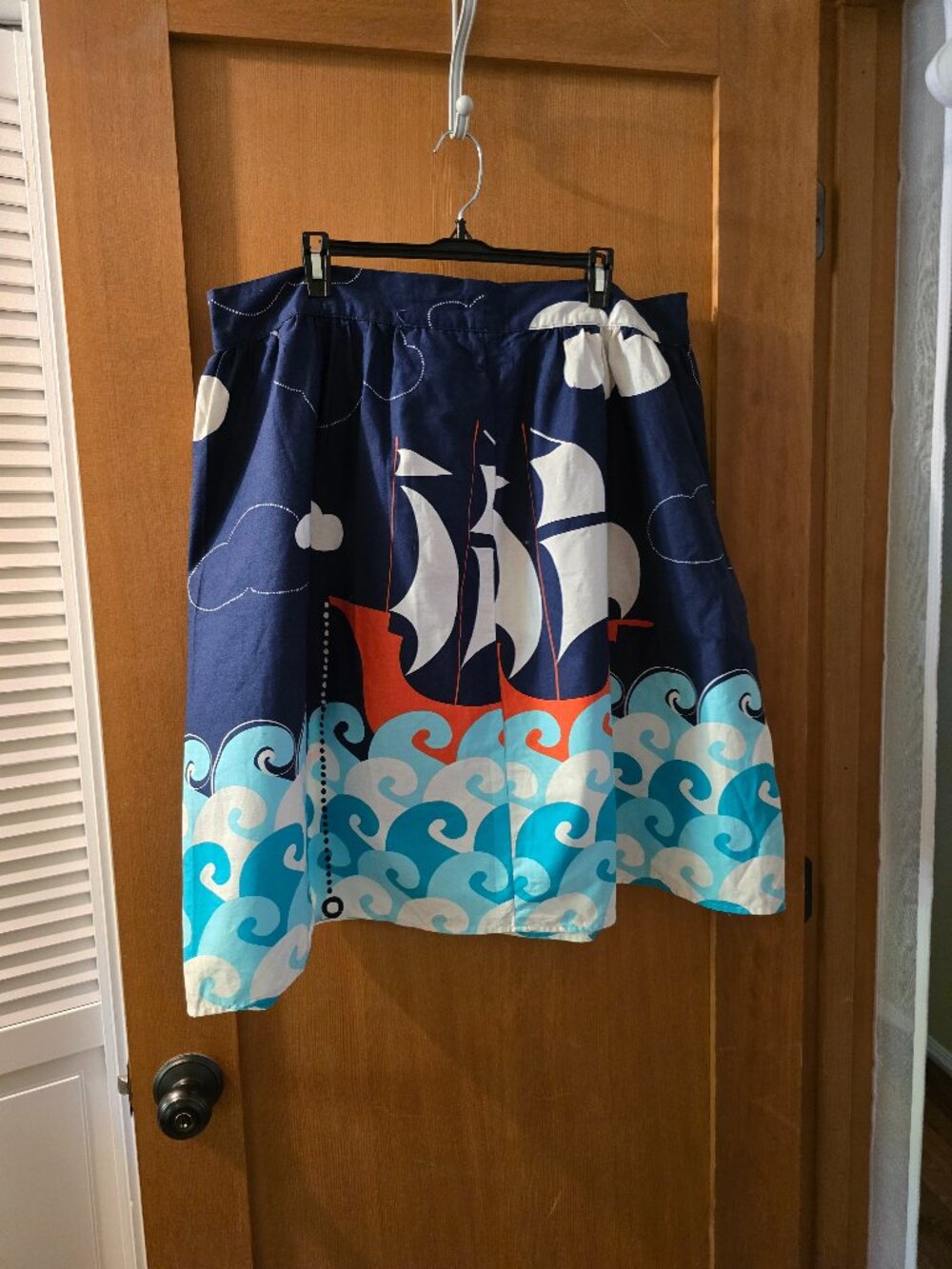 Retrolicious for ModCloth sailboat swing skirt